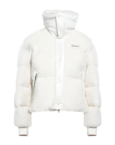 Duvetica Woman Down Jacket Off White Size 12 Polyester