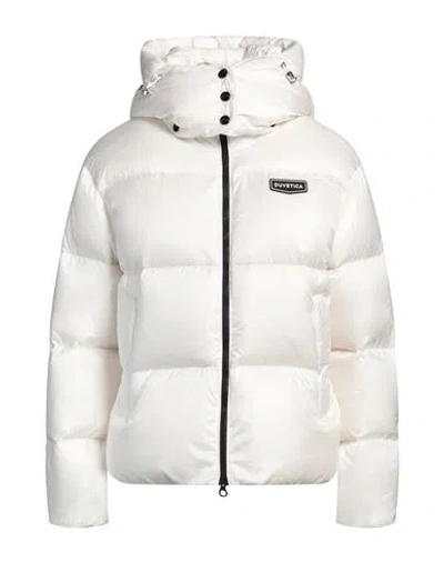 Duvetica Woman Puffer White Size 6 Polyamide