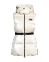 Duvetica Woman Vest Ivory Size 6 Polyamide In White