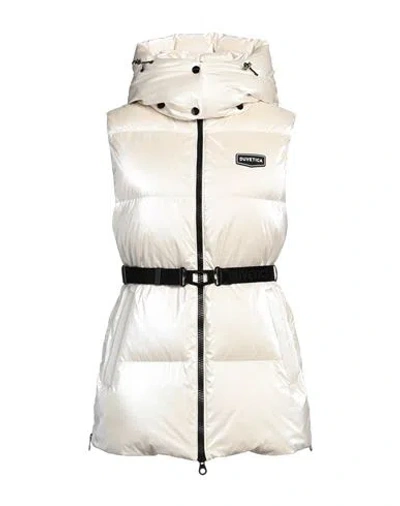 Duvetica Woman Vest Ivory Size 6 Polyamide In White