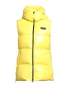 Duvetica Woman Vest Yellow Size 8 Polyamide