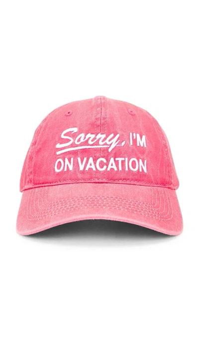 Duvin Design Airplane Mode Cap In Red