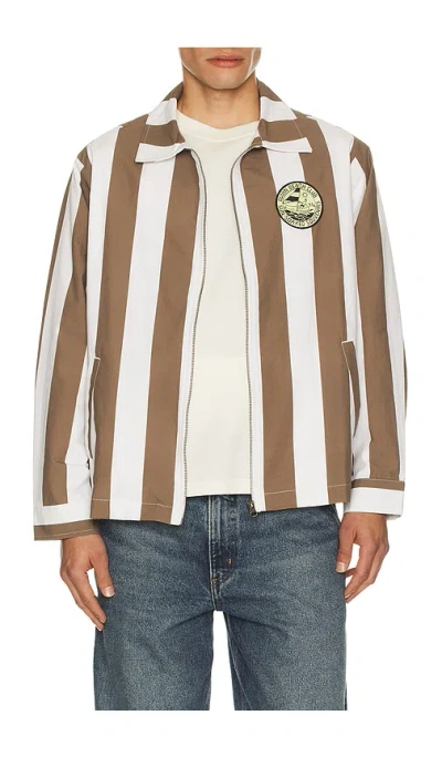 Duvin Design Beach Club Jacket In Brown