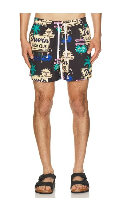 Duvin Design Fresh Air Swim Shorts In Multi