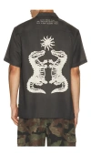 Duvin Design Gator Buttonup In Black
