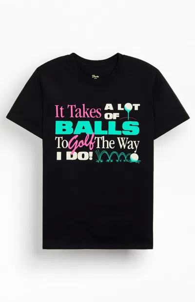 Duvin Design Men's Golf T-shirt In Black