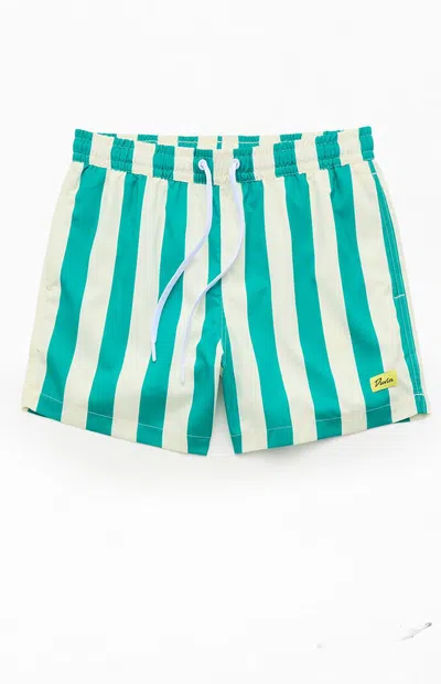 Duvin Design Travel Swim Shorts In Teal