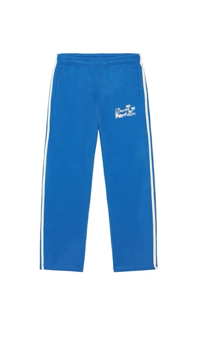 Duvin Design Oasis Wide Leg Sweatpants In Blue