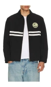 Duvin Design Patch Jacket In Animal Print