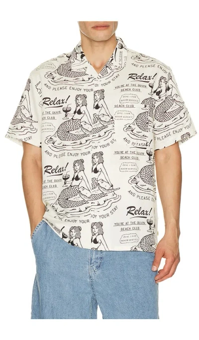 Duvin Design Relax Button Up Shirt In Multi