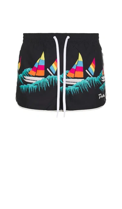 Duvin Design Sailing Tanning Swim Shorts In Black
