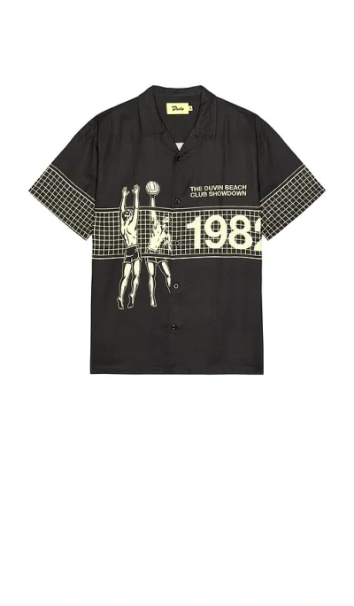 Duvin Design Serving Heat Buttonup Shirt In Black