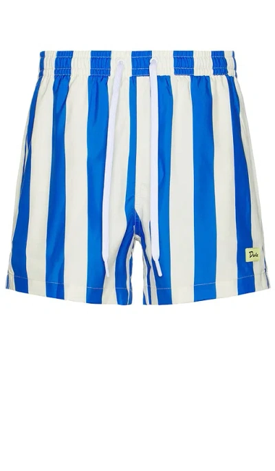 Duvin Design Traveler Swim Short In 蓝色