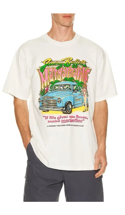 Duvin Design X Jimmy Buffett's Margaritaville Cruiser Tee In White