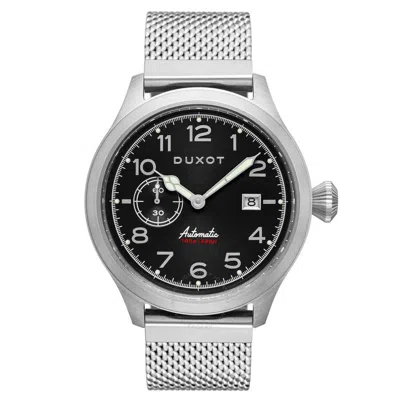 Duxot Altius Automatic Black Dial Men's Watch Dx-2021-11 In Metallic