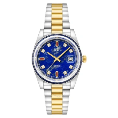 Duxot Atlantica Automatic Blue Dial Men's Watch Dx-2058-44 In Gold