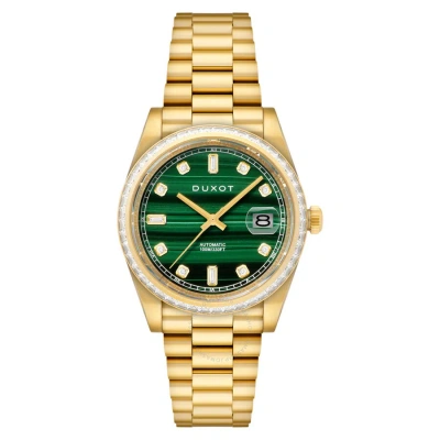Duxot Atlantica Automatic Green Dial Men's Watch Dx-2058-88 In Gold