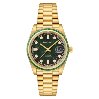 Duxot Atlantica Automatic Green Dial Men's Watch Dx-2058-99 In Gold