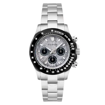 Duxot Atlantica Chronograph Quartz White Dial Men's Watch Dx-2048-gg In Black