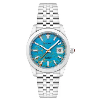 Duxot Vezeto Automatic Blue Dial Men's Watch Dx-2061-44 In Metallic