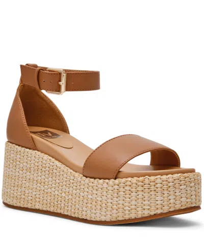Dv Dolce Vita Women's Alumina Espadrille Wedge Sandals In Brown