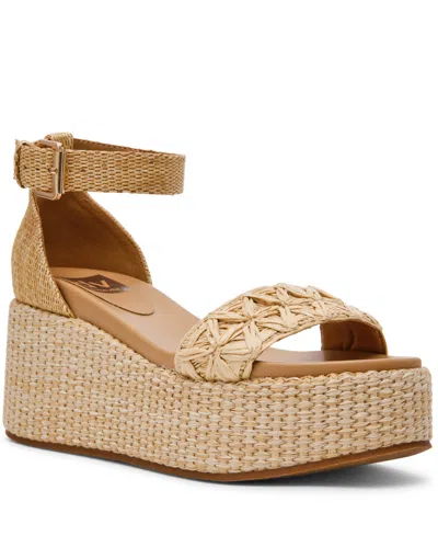 Dv Dolce Vita Women's Alumina Espadrille Wedge Sandals In Brown
