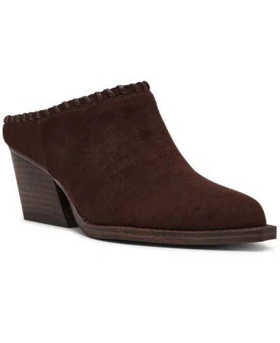 Dv Dolce Vita Women's Andreya Braided Block Heel Mule Clogs In Brown