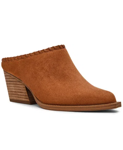 Dv Dolce Vita Women's Andreya Braided Block Heel Mule Clogs In Orange