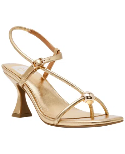 Dv Dolce Vita Women's Arria Strappy Dome-stud Embellished Dress Sandals In Gold