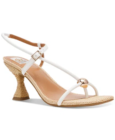 Dv Dolce Vita Women's Arria Strappy Dome-stud Embellished Dress Sandals In Yellow