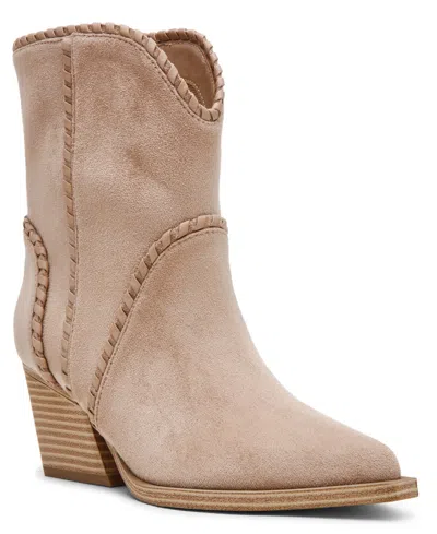 Dv Dolce Vita Women's Audray Whipstitch Western Boots In Gray