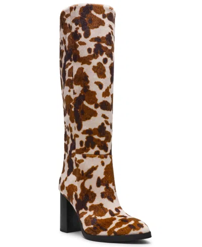 Dv Dolce Vita Women's Bardonny Knee-high Tall Block-heel Dress Boots In Multi
