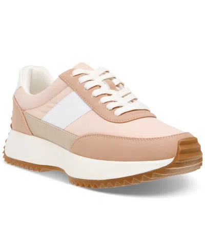 Dv Dolce Vita Women's Bettie Lace Up Jogger Sneakers In Blush Multi