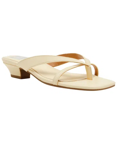 Dv Dolce Vita Women's Bex Strappy Kitten Heel Dress Sandals In Neutral