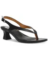 Dv Dolce Vita Women's Birdie Ankle-strap Thong Heeled Dress Sandals In Black