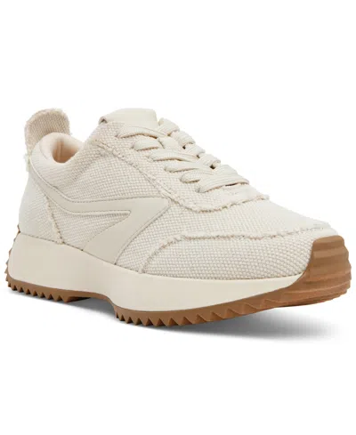 Dv Dolce Vita Women's Bynx Lace-up Jogger Sneakers In Cream