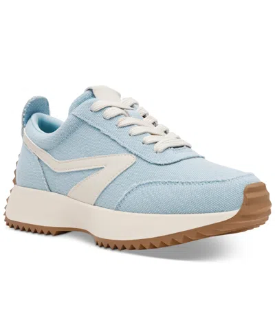 Dv Dolce Vita Women's Bynx Lace-up Jogger Sneakers In Dusty Blue