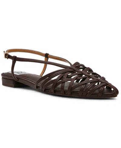 Dv Dolce Vita Women's Cisky Strappy Slingback Flats In Brown