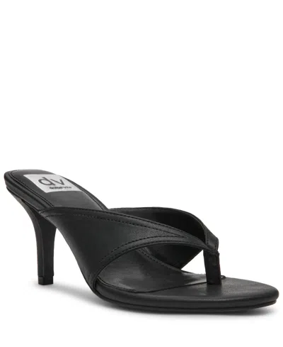 Dv Dolce Vita Women's Clarity High Heel Thong Dress Sandals In Black