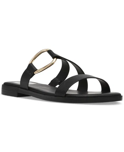 Dv Dolce Vita Women's Elaine Strappy Flat Sandals In Black