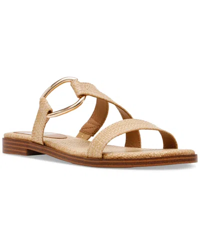 Dv Dolce Vita Women's Elaine Strappy Flat Sandals In Raffia