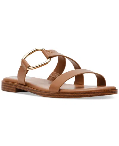 Dv Dolce Vita Women's Elaine Strappy Flat Sandals In Toffee