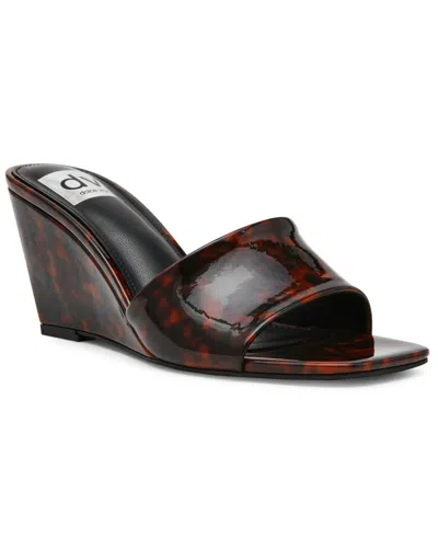 Dv Dolce Vita Women's Evervess Wedge Heel Sandals In Toroise