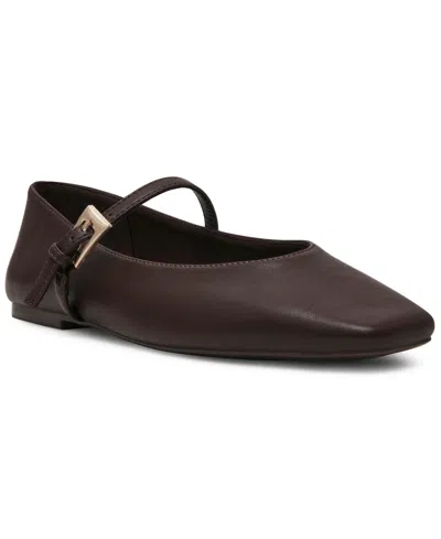 Dv Dolce Vita Women's Fabes Buckle Mary Jane Flats In Brown