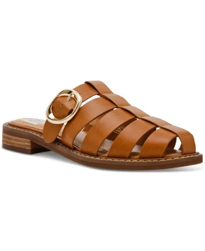 Dv Dolce Vita Women's Fyona Fisherman Flat Mules In Luggage