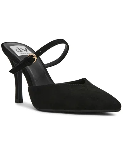 Dv Dolce Vita Women's Geanie Woven Two-piece Pointed Toe Heeled Pumps In Black