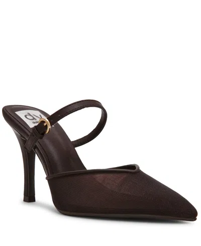 Dv Dolce Vita Women's Geanie Woven Two-piece Pointed Toe Heeled Pumps In Brown