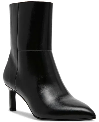Dv Dolce Vita Women's Gradie Kittenheel Dress Booties In Black Shiny