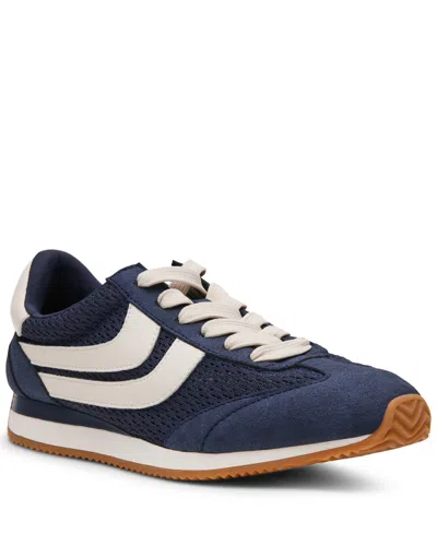 Dv Dolce Vita Women's Hype Round-toe Lace-up Sneakers In Blue