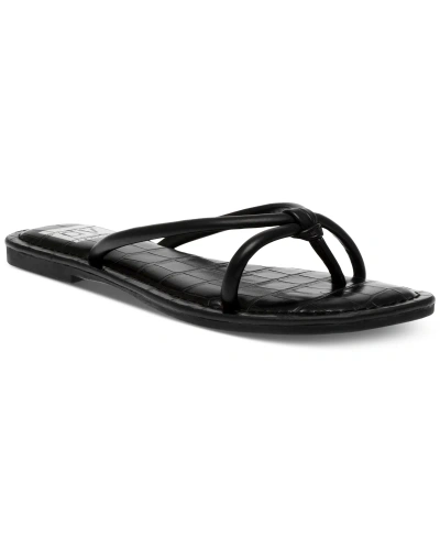 Dv Dolce Vita Women's Jamali Strappy Flat Slide Sandals In Black